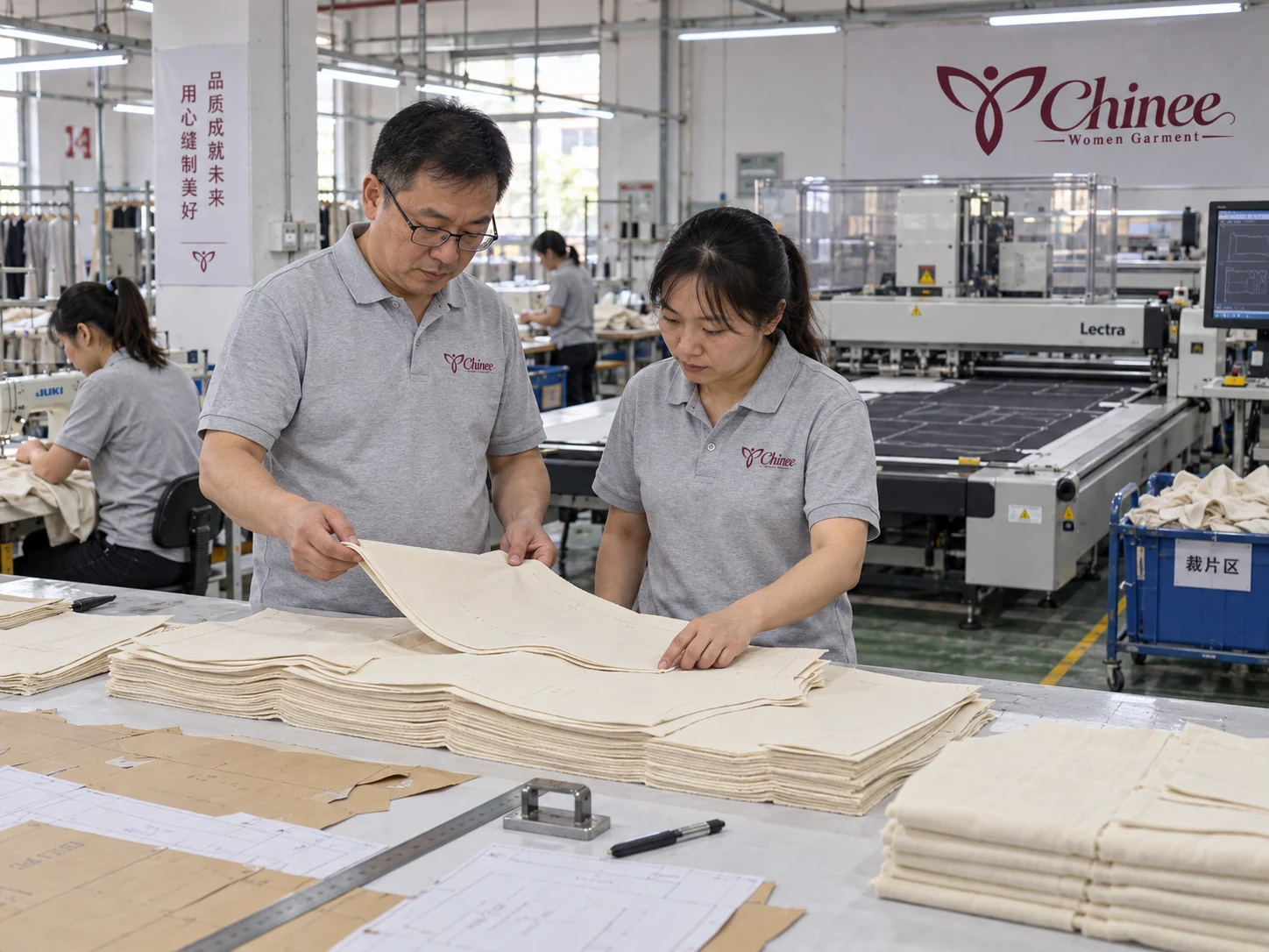 Chinee brand visualization: Precision cutting