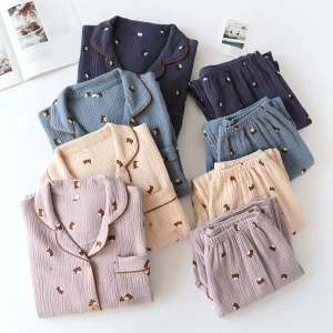 100% Cotton 2 Piece Lounge Wear Women Night Wears and Home Wear Pijama