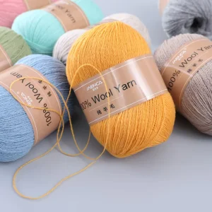 100% Merino Yarn For Hand Knitting Women Sweater Scarf Winter Soft Warm 350m 50grams Australian Wool Yarns Machine Knitted