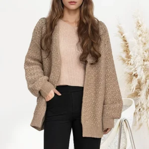 100% Pure Cashmere Winter Women’s Cardigan Sweater Custom Simple Lady Cashmere Cardigans