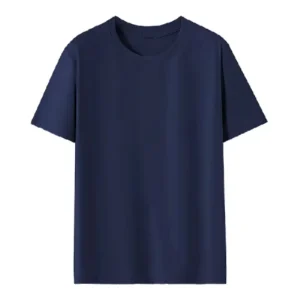 180g 96% Cotton Men’s and Women’s Summer Solid-color Round-neck Top Paired with a Casual T-shirt