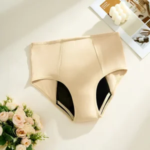 24 Hours Women’s 300ML Reusable Period Underwear Cotton Leakproof Postpartum Incontinence Panties Absorbent Heavy Flow Briefs