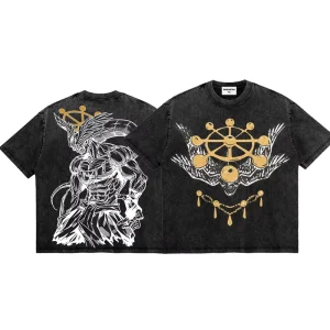 260 Grams 100% Cotton Heavy Weight Oversized Tshirts With Custom Logo And Vintage Embroidery Women’s T Shirts