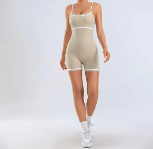 A91 Yoga Women’s for Fabric One-piece Sport Suit Elastic Waist Sheer Quick-drying Multi-color Tennis-style Shorts