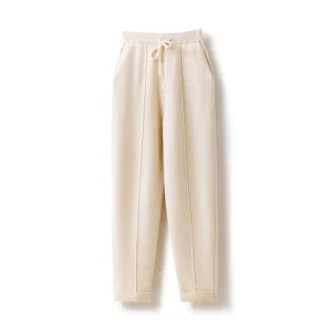 AW Custom Luxury Women’s Pants Soft Cashmere Pants for Women
