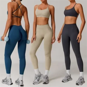 Activewear Clothing Ladies Gym Fitness Sport Workout Clothes Activewear Seamless Women Sportswear Gym Fitness Yoga Suit Set