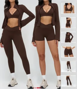 Activewear Manufacturer Women’s Yoga Clothing Pilates Set Gym Sportswear Women Fitness Clothes Yoga Set