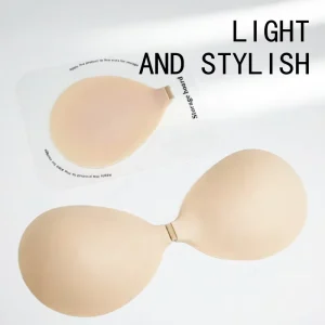 Adhesive Bra Strapless Sticky Thin Silicone Invisible Lift Bra for Party Dress Women’s Underwear Invisible Push up Bra