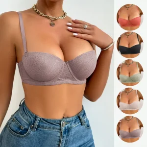 Adjustable 1 2 Cup Push Up Women’s Top Bra Comfortable and Breathable Women’s Bras High quality Ladies Bra
