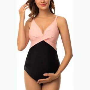 Allover Print Maternity Beach Wear Pregnant Swimsuit Plus Size Maternity Swimsuit Swimming Wear