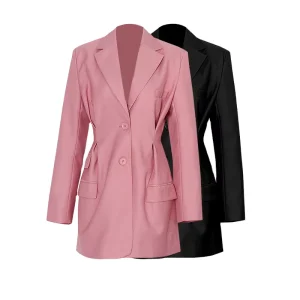 Arrivals Solid Plain Color Luxury Fashion Sexy Dress Women Blazers Blazers Ladies Women