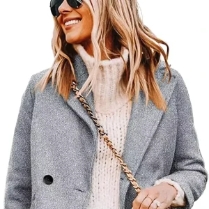 Autumn Elegant Casual Long Trench Coat Plus Size Long Sleeve Trench Coat Women’s Standard Trench Coat