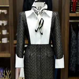 Autumn Winter Women’s Double-Faced Wool Cashmere Coat Long with Belt Customized by Professional Manufacturer OEM ODM