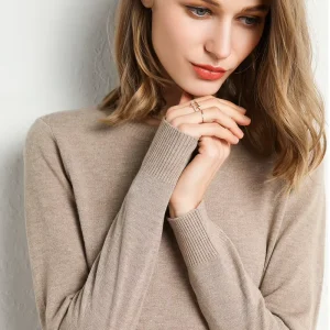 Autumn and Winter New Round Neck Knitwear Women’s Inner Bottoming Shirt Versatile Fashion Cross border Sweater