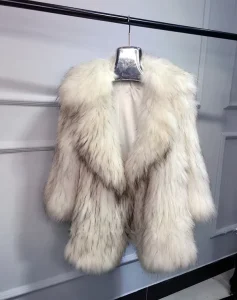 Autumn and Winter New Style Imitation Fur Woman in Long style Large Lapel Imitation Raccoon Fur Net Red Coat Fur Coat