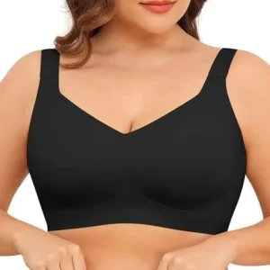 Best Selling Women’s Wire Free Brassieres Full Coverage Everyday Bras Comfortable Breathable Solid Color Bra