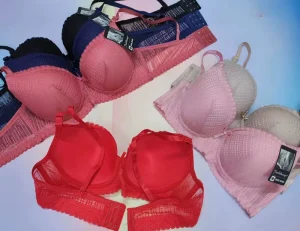 Big Breast 38 44 Breathable Push up Lace Adjusted straps Sexy Fashionable Printed Underwire Bra for Big Breasts Woman