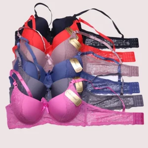 Big Breast46 52 D E Cup Push up Lace Adjusted straps Lace Fashionable Printed Underwire Bra for Big Breasts Woman