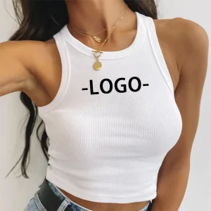 Blank Custom Women’s Crop Tank Top Gym Sports Fitness Women’s t shirt Multi Color Summer t shirt Crop tops