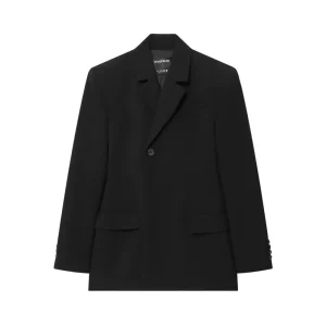 Blazers Women’s autumn and winter casual fashion Joker lapel breasted suit retro women’s long sleeve chic suit