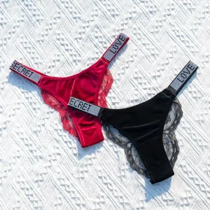 Breathable Comfortable Lingerie Lace Style Solid Women’s Panties