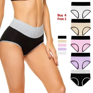 Breathable Daily Women’s Panties Organic Cotton Panties Women Underwear Women