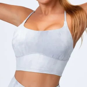 Breathable High Support Crisscross Straps Yoga Sports Bra Fitness Bra Fitness Active Wear for Women’s