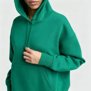 Breathable Plain Women Hoodie Long Sleeve Daily Wear Casual Hoddies