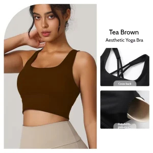 Breathable Seamless Women’s High Strength Anti-Vibration Sports Bra Tight Yoga Vest Pilates Running Outdoor Yoga Fitness Bra