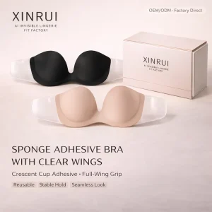 Breathable Traceless Sexy Push-up Beautiful Back Non-Slip Strapless Self-Adhesive Bra for Women’s Wedding Dress