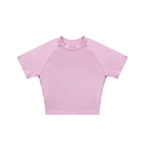 Bulk Order Custom Cropped Oversized Round Neck Tshirts for Women