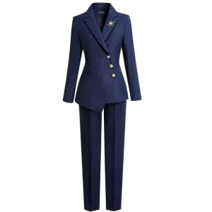 Business Suit Women’s Spring Office Suits High-end Elegant Lady Like Woman Slim Fit Business Suit