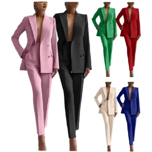 Business Suits for Women Slim Blazer and Pants Set for Women Formal Suit Ladies Suits Office Wear