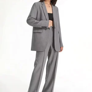 Business Wear Formal Blazer Women’s Suit With Belt Blazer Coat Casual Pants Set