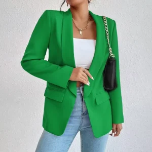 Casual Classic Blazer Factory Outlet Women’s Suits Blazers Customizable ODM/OEM Official Elegant Leather Blazer Women