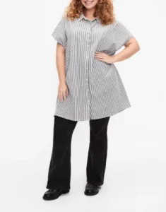 Casual High Quality Long Summer Plus Size Women’s Shirt for Outerwear