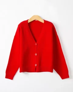 Casual Long Sleeve Solid Color Sweater Cardigan Coat Loose Solid Women’s Sweater Cardigans