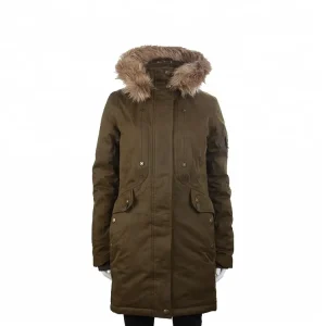 Casual Outdoor Jacket With Hood Padded Long Coat Jacket Winter Clothes for Women