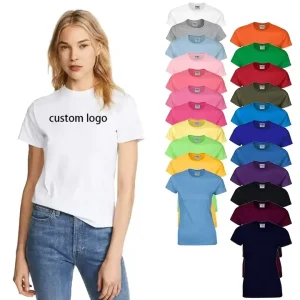 Casual Tshirt for Women Graphic Tees Round Neck Custom Fashion Sport t Shirts Workout Clothing Summer Women’s T-shirts With logo