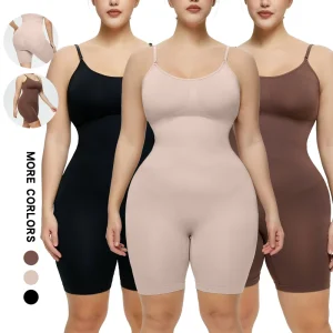 Casual Women’s Plus Size 3XL Nylon Spandex Bodysuit Seamless Body Shaper Tummy Control Waist Trainer Abdomen Corset Shapewear