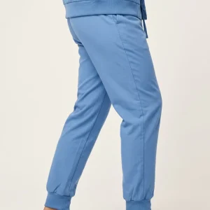 Ceil Blue Jogger Style Medical Scrub Pants Modern Nurse Uniform