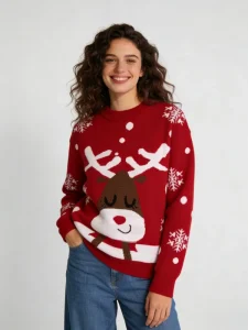 Christmas Sweater Top Women Clothing Christmas T Shirt Women’s Hoodies Sweatshirt Sweater Christmas Clothes Set Manufacturer CH3