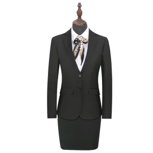 Classic Business Women’s Suit Two piece Professional Women’s Suit