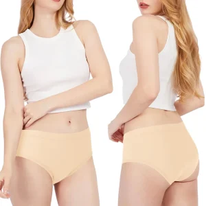 Comfort Mid Waist Bamboo Women’s Breathable Panties Underwear Briefs Custom Ladies Underpants for Women