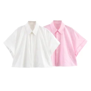 Comfortable Women’s Classic Short Sleeve Shirt Casual Shirts for Women