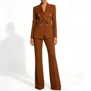 Conjunto De Blazer Feminino Blazer Suit Set Manufacturer China Oem Corporate Official Trousers Suits for Women Women’s Suit Sets