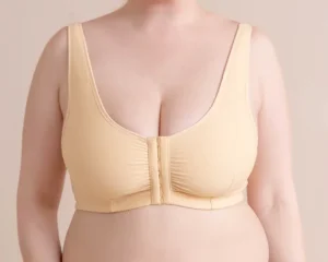 Cotton Bra Women’s Front Close Bra Built up Sports Underwear Comfy Cotton Sleep and Leisure Bras