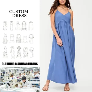 Cotton Office Sleeveless Maxi Dress Long Gown Elegant Women Night Evening Ladies Girls Casual Women’s Dresses