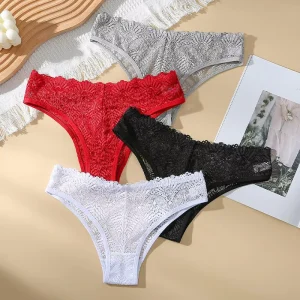 Cotton Underwear for Women Panties Sexy Briefs for Ladies Female Thin Underpants Lingerie Woman Solid Lace Panties