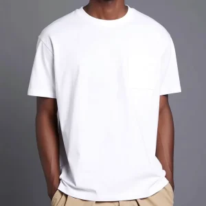 Cotton Washed Drop Shoulder Boxy Pocket T shirt High Quality Plain Custom T shirt for Men Women’s Men’s T shirts Shirts